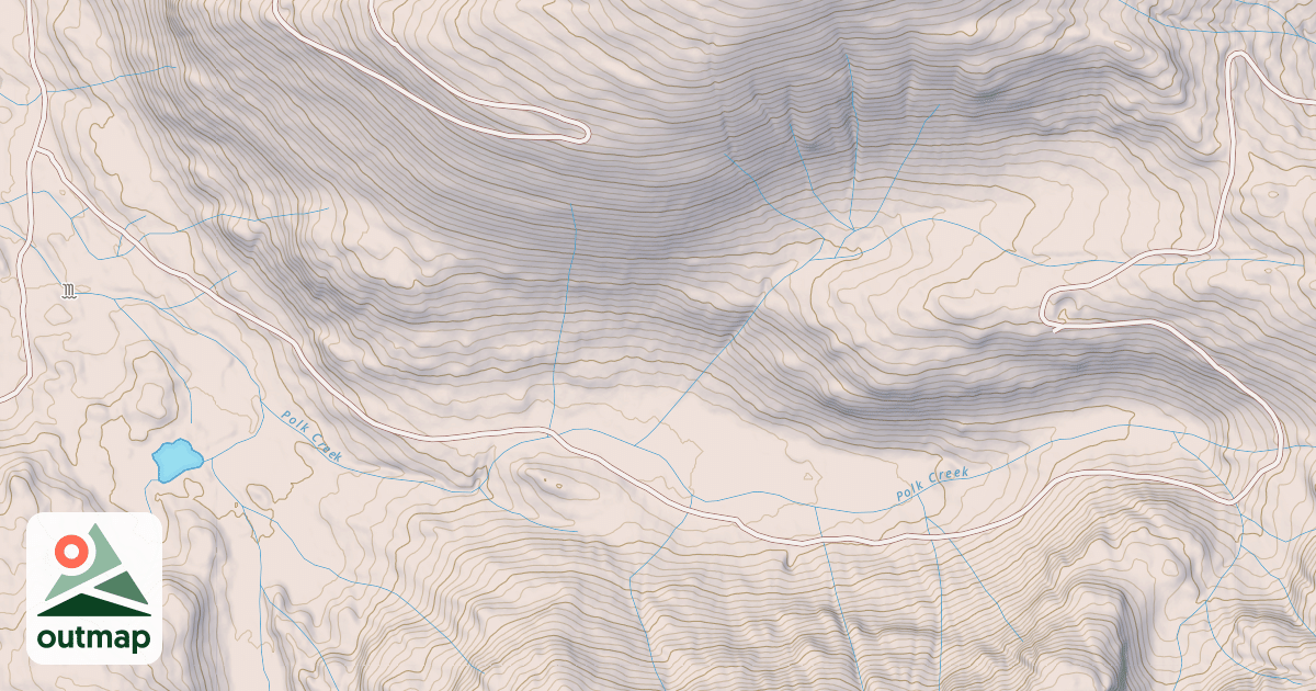 Map of POLK CREEK