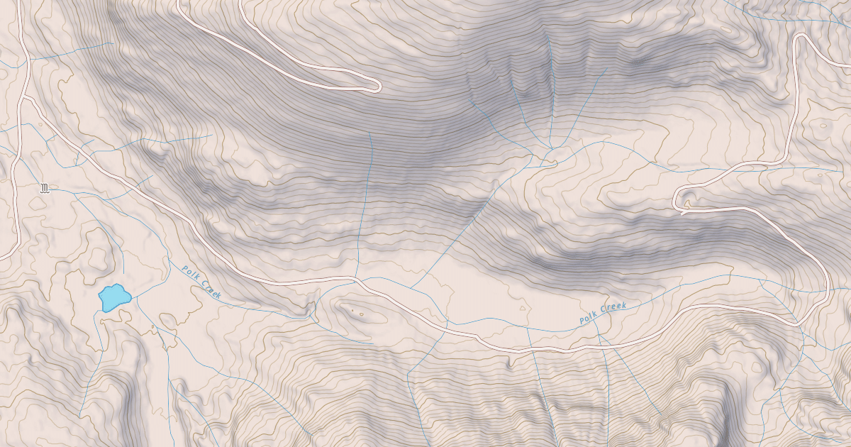 Map preview of POLK CREEK