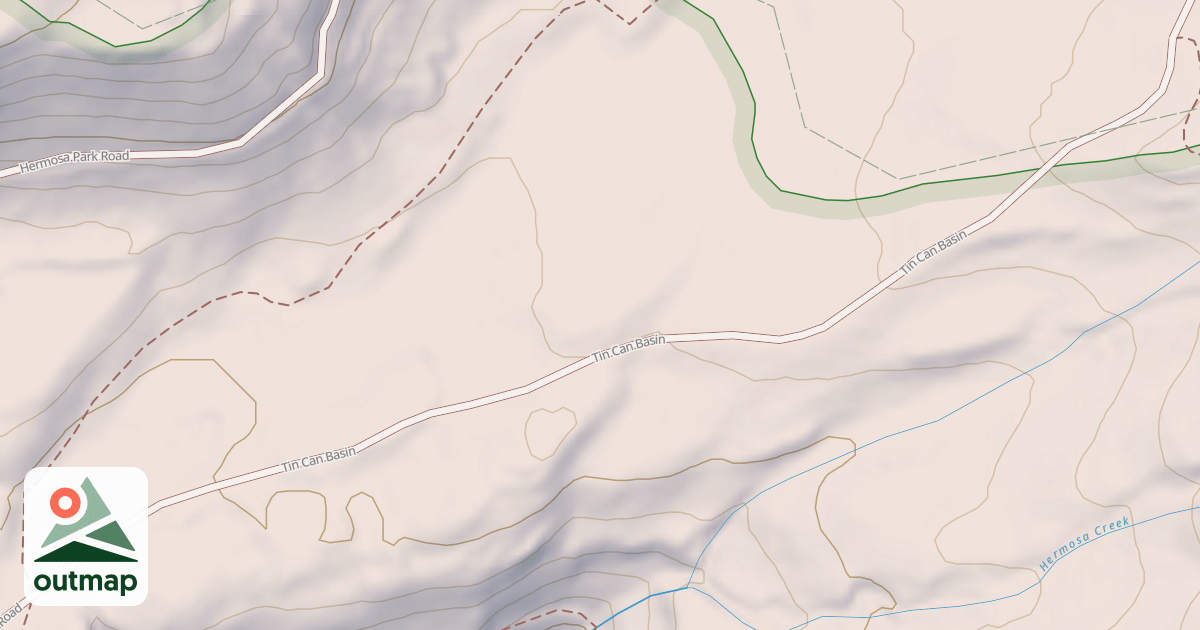 Map of East Fork