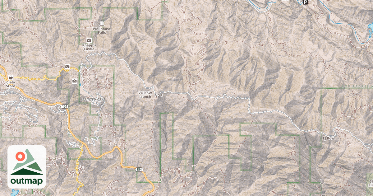 Map of EAST CAMINO