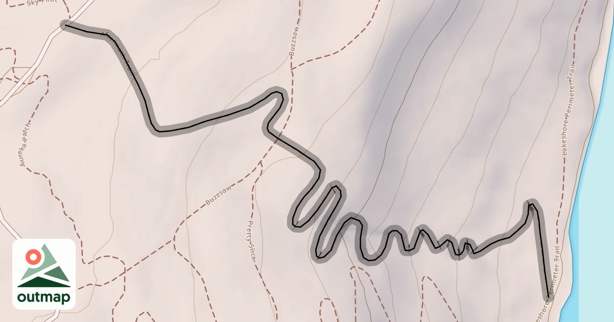 Map of Aftermath Trail