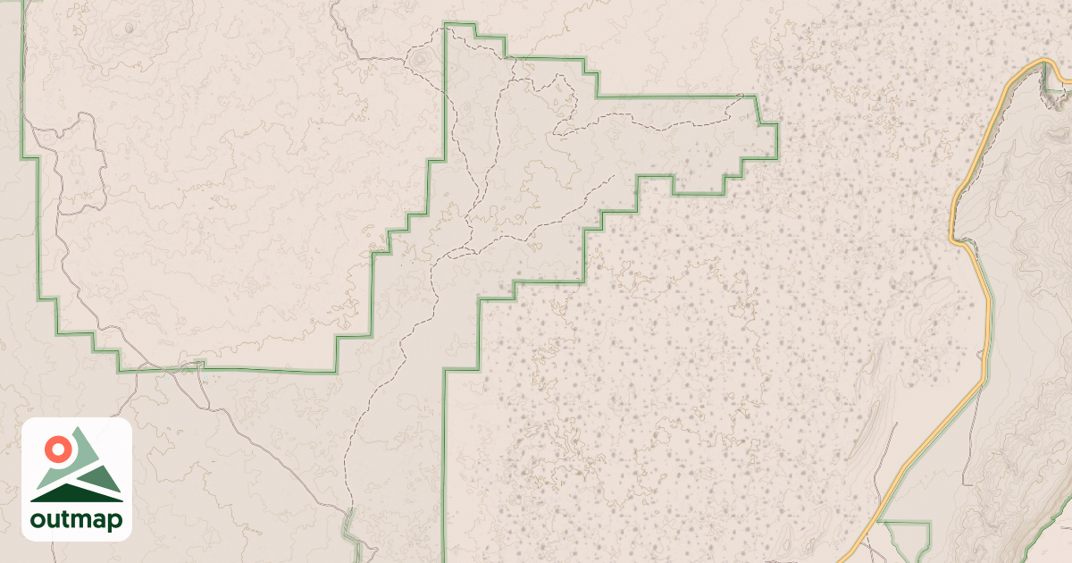 Map of Hole In The Wall Trail