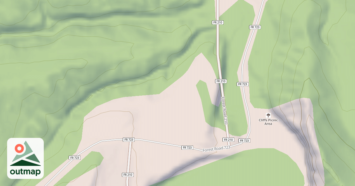 Map of 210