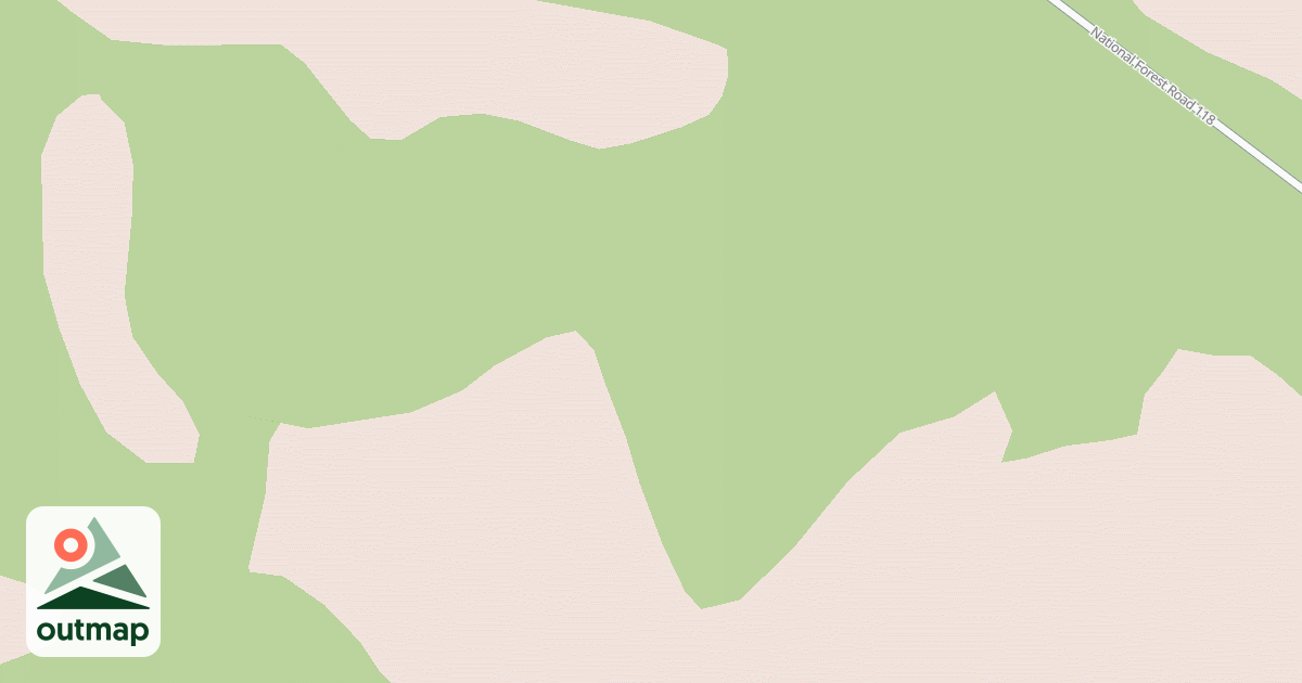 Map of USFS Motor Vehicle Use Map Roads {A87F64C2-C420-487F-85C0-63C8CECB1B26}