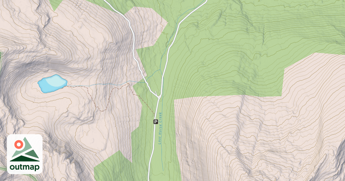 Map of (FDR) LOST HORSE