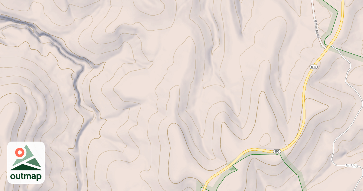 Map of BARNETT RIDGE