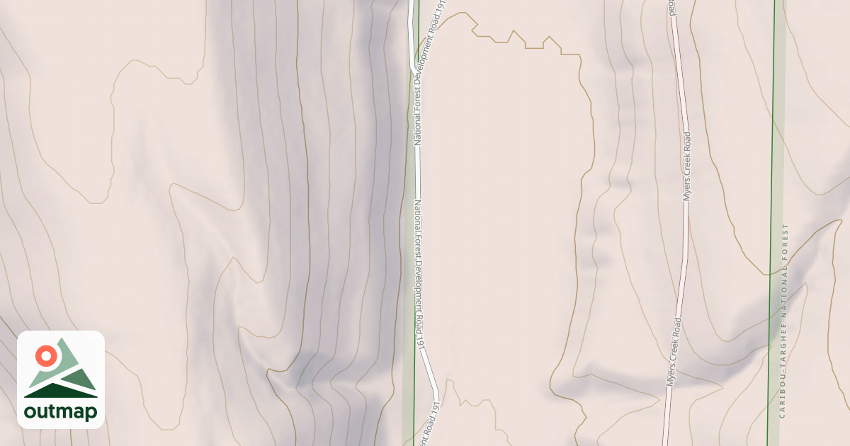 Map of CROOKED CREEK