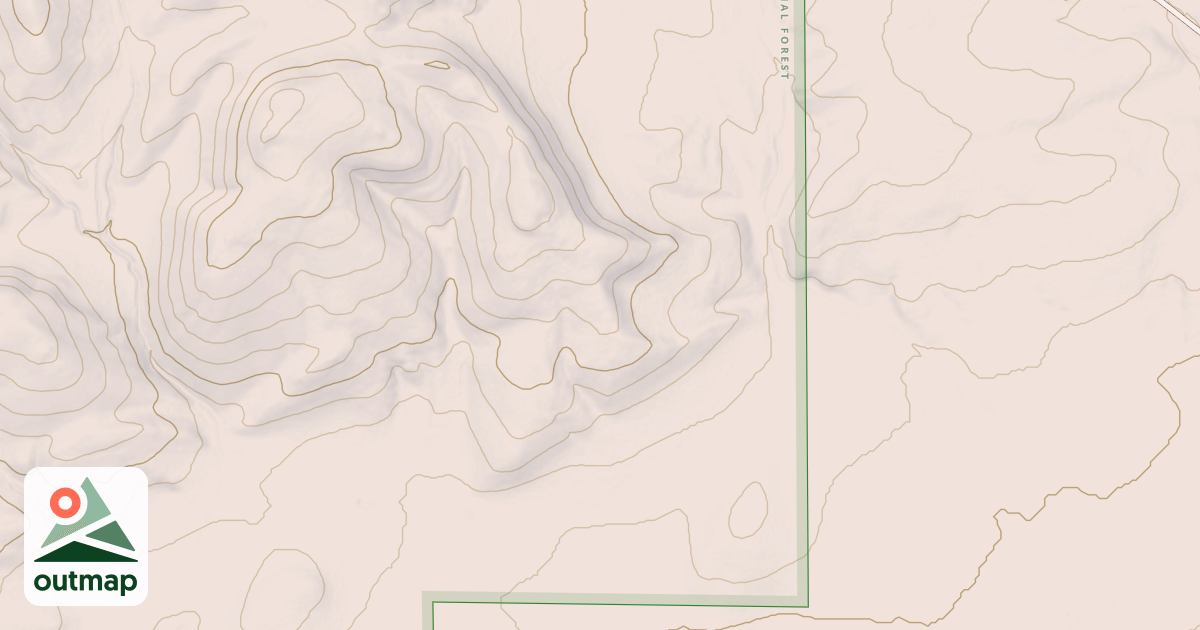 Map of USFS National Forest System Roads {3E667EE3-8CF4-4129-B73E-01A9DB73B538}