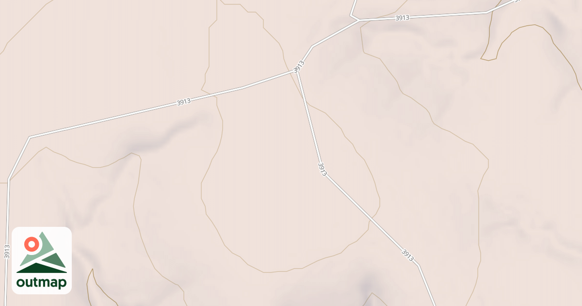 Map of BURNS MOUNTAIN SPUR A