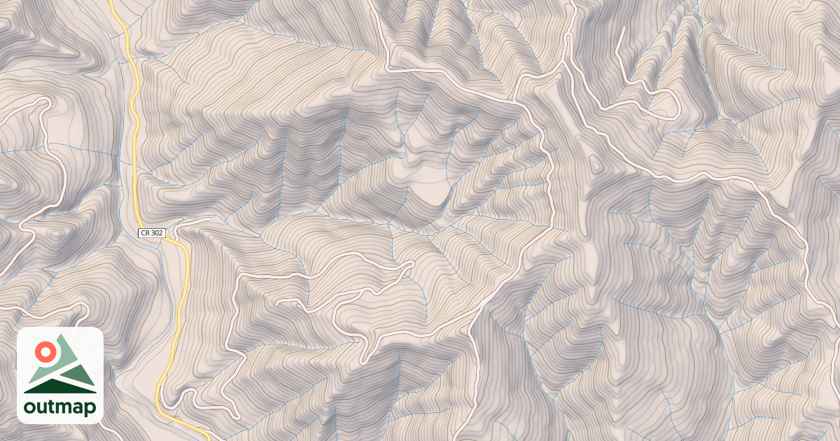 Map of CHINA GULCH