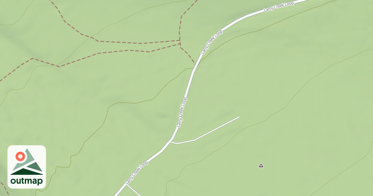 Map of (FDR) LOWER LARRY LOOP