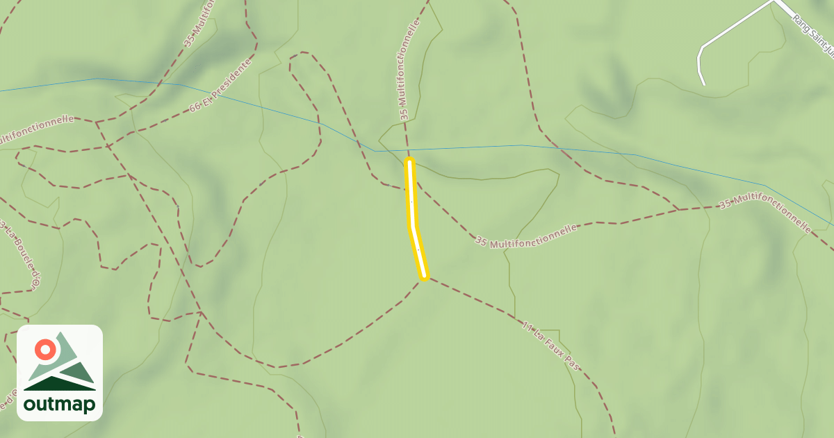 Map of 11 La Faux Plats