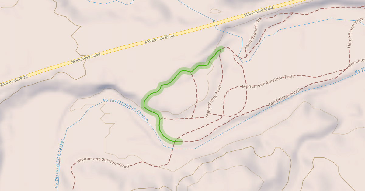 Map preview of Hand Crank Trail