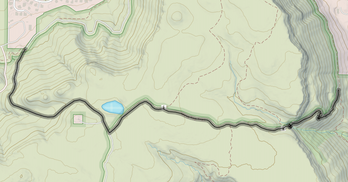 Map preview of Mesa Top Trail