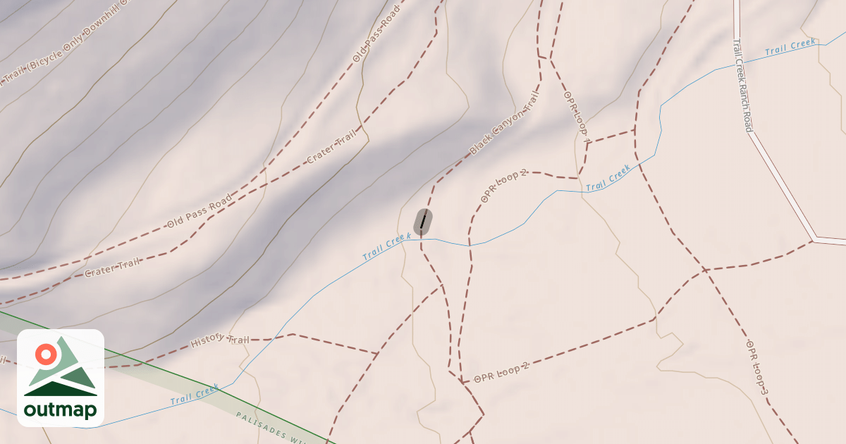 Map of Black Canyon Trail