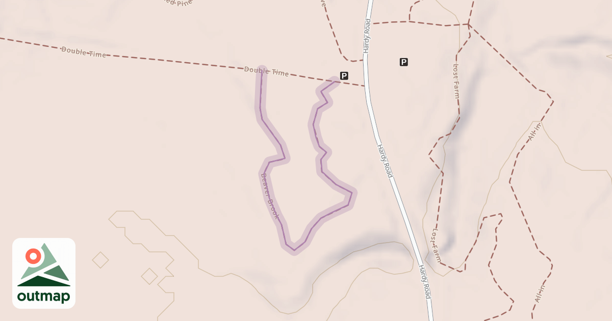 Map of Beaver Brook