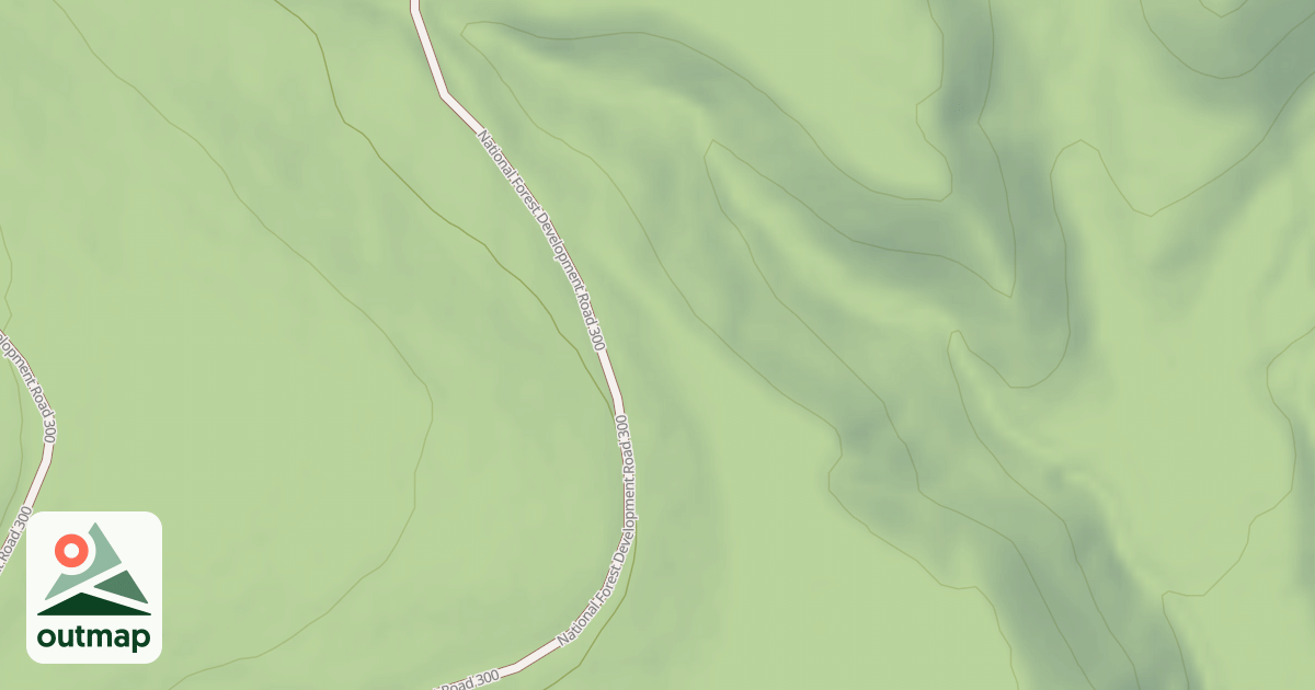 Map of USFS Motor Vehicle Use Map Roads {18512283-631D-4D35-B5D4-3382DF416019}