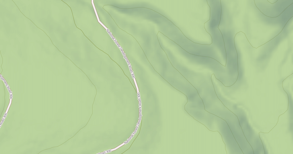 Map preview of USFS Motor Vehicle Use Map Roads {18512283-631D-4D35-B5D4-3382DF416019}