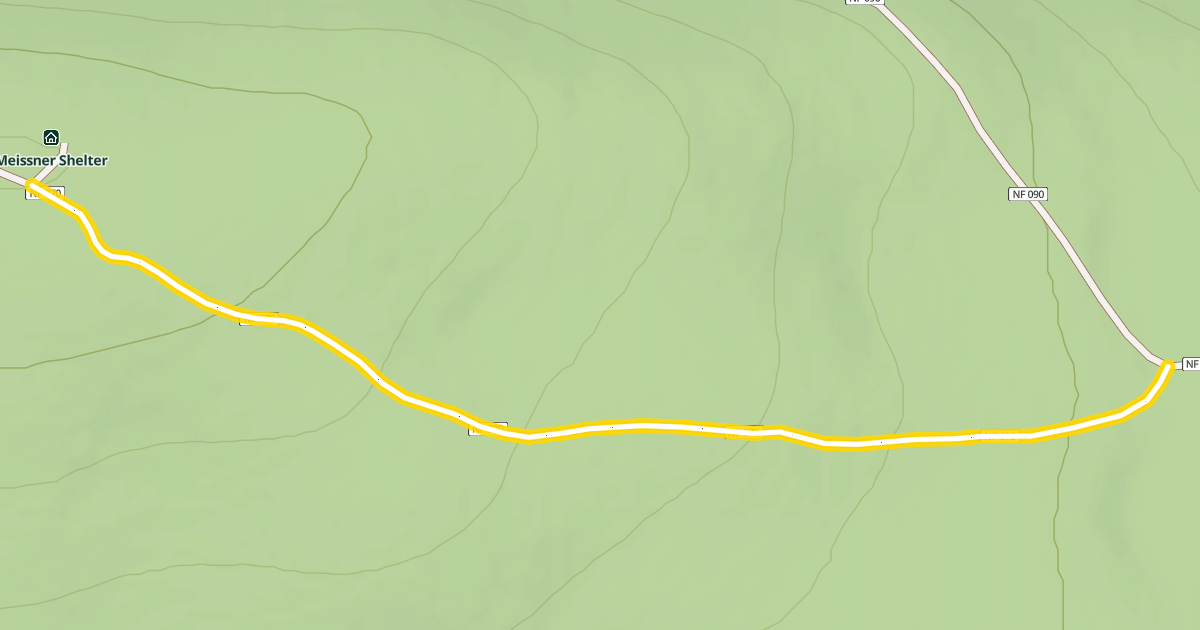 Map preview of Forest Road 4615-070