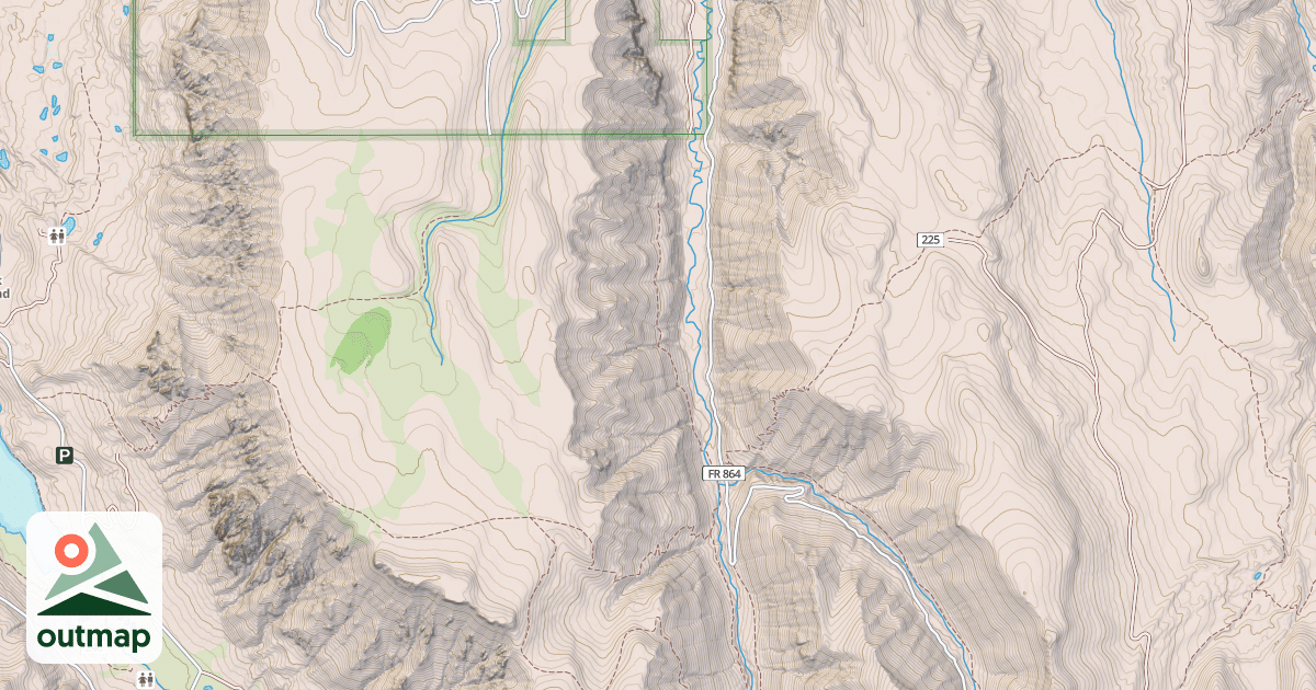 Map of Alpine