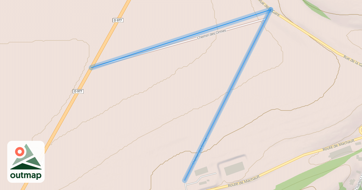 Map of Chemin des Ormes