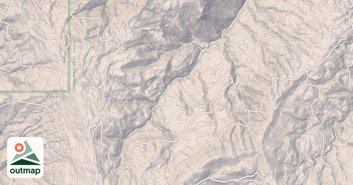 Map of BASIN CREEK