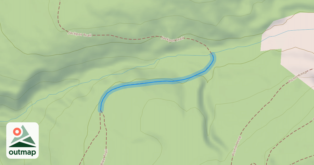 Map of Jackpot Trail