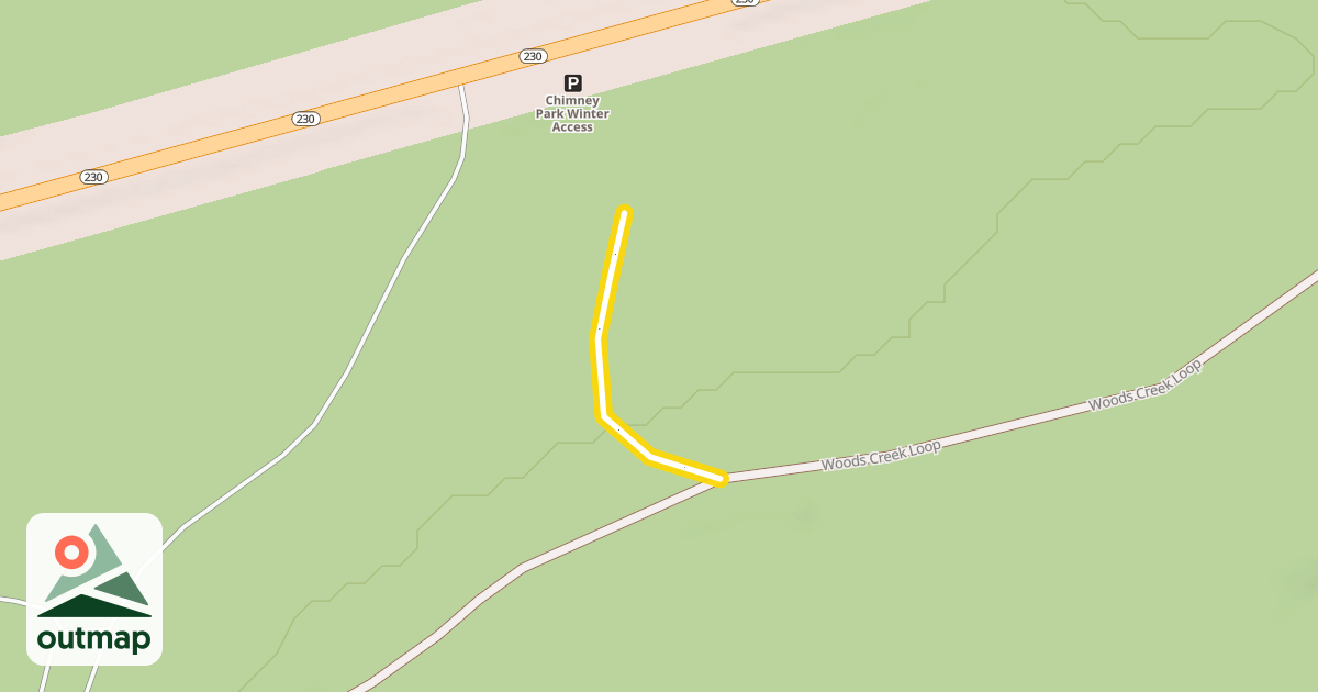 Map of Woods Creek Loop