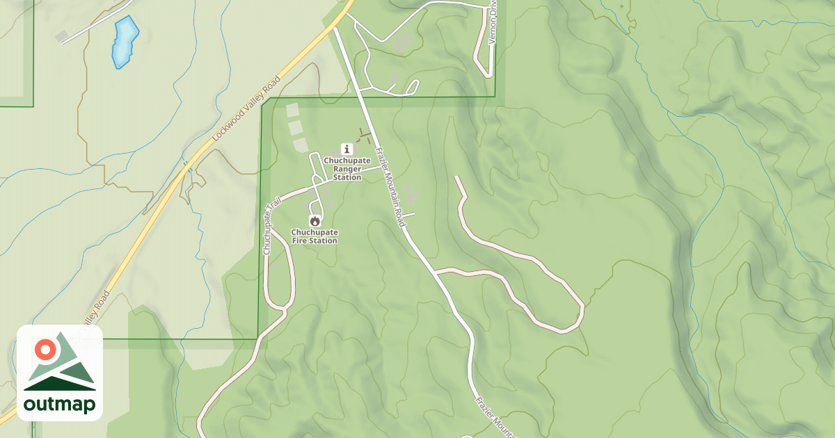 Map of FRAZIER MTN.