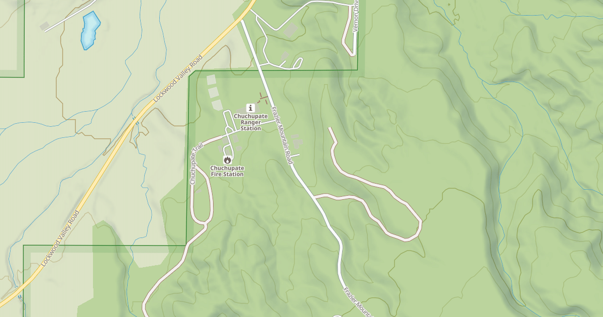 Map preview of FRAZIER MTN.
