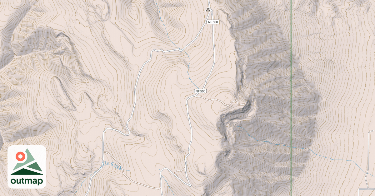 Map of USFS National Forest System Roads {C900C877-7243-4CAE-A17B-EA06401FBD46}