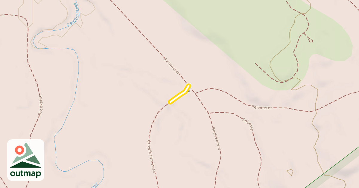 Map of Crawford's Pass