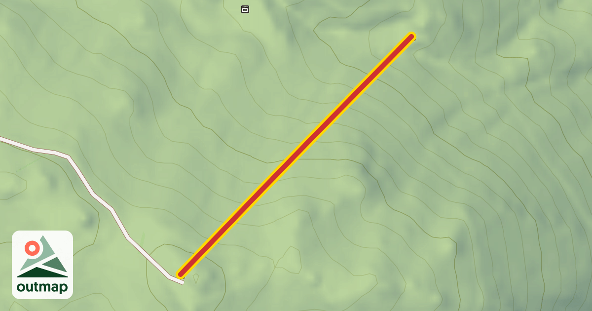 Map of Mt Waterman Chair 3