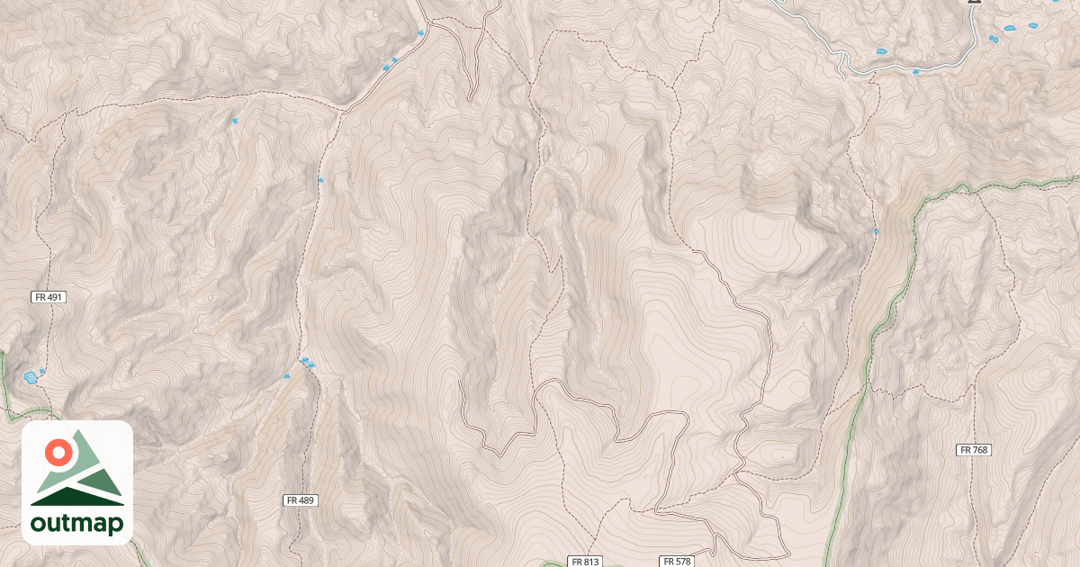 Map of Big Bend Creek