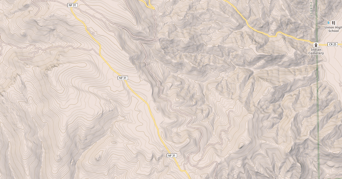 Map preview of DEEP CREEK SUMMIT