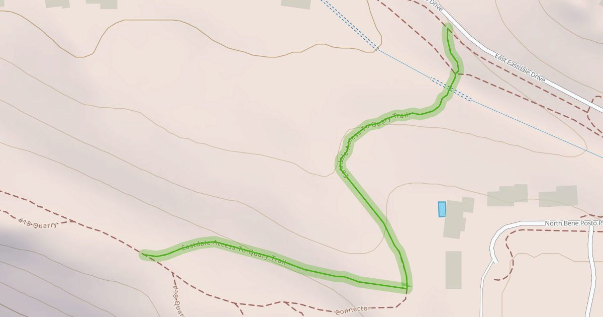 Map preview of Eastdale Access To Quary Trail