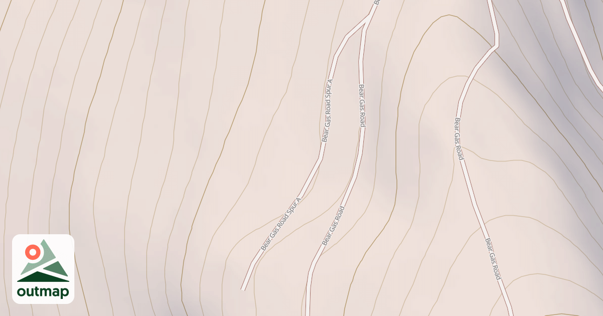 Map of BEAR GAS