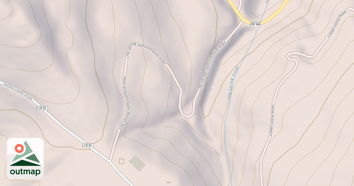 Map of LOG SPRINGS ADM