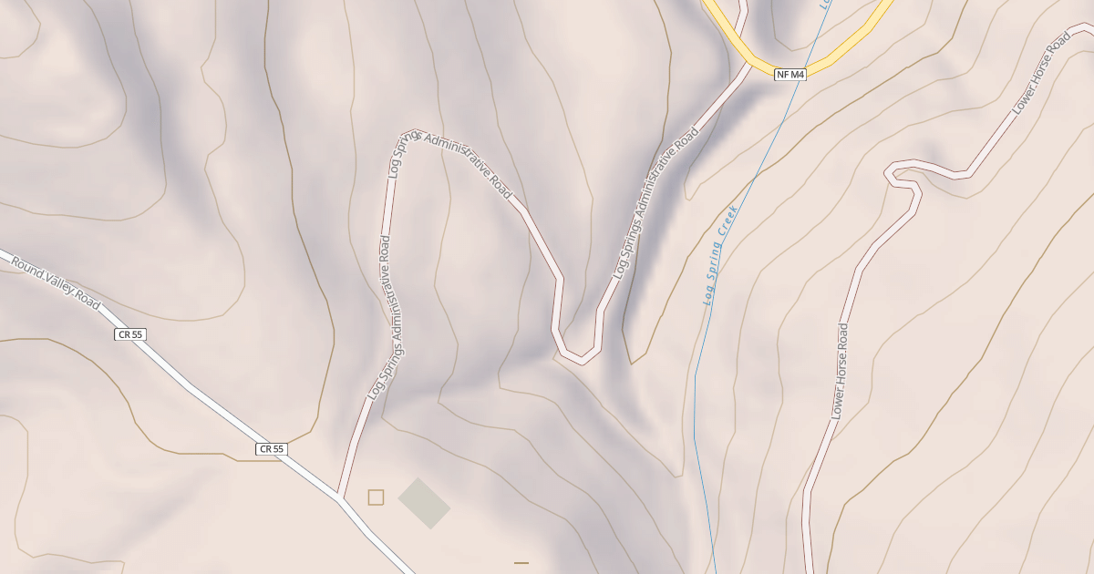 Map preview of LOG SPRINGS ADM