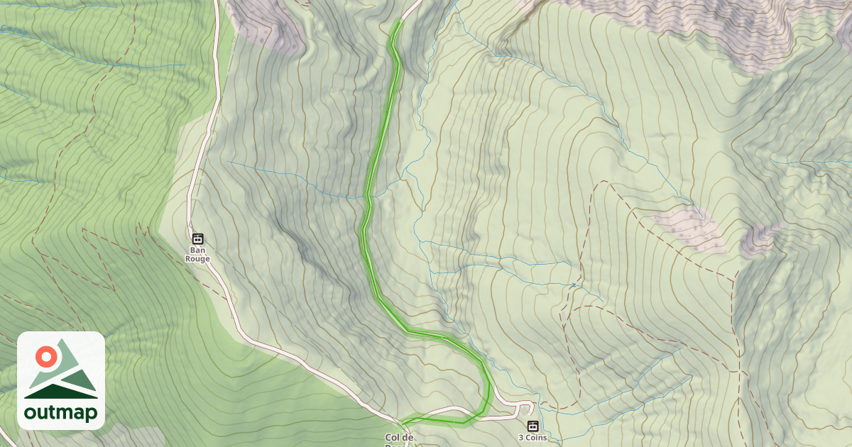 Map of Basse Combe