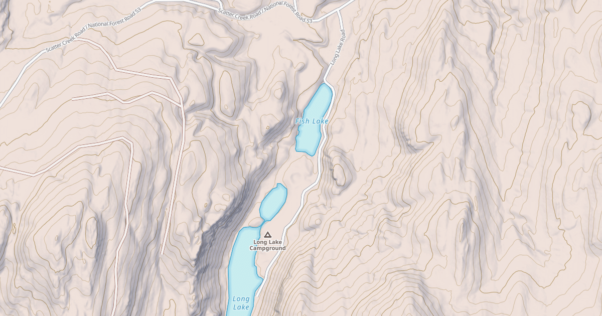 Map preview of LONG LAKE BOAT LAUNCH