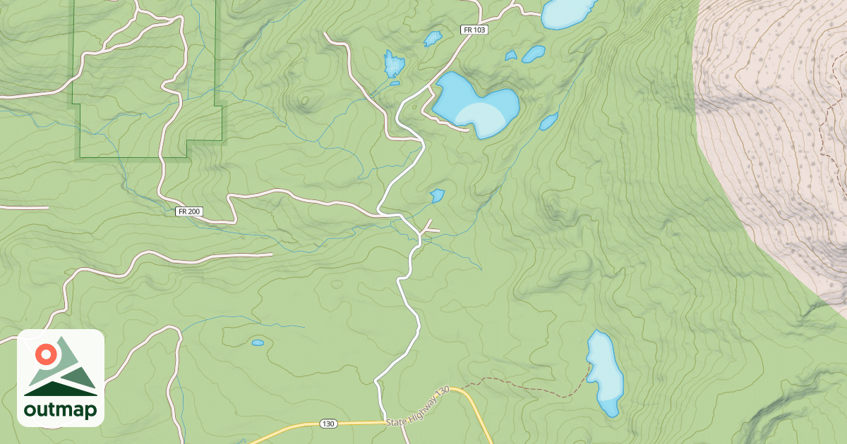 Map of CASCADE NORTH TWIN