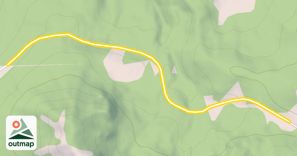 Map of Brooks Lake Snowmobile Trail