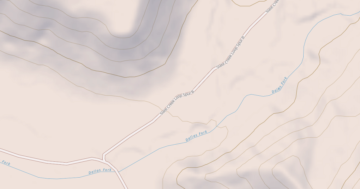 Map preview of Dallas Fork Snowmobile
