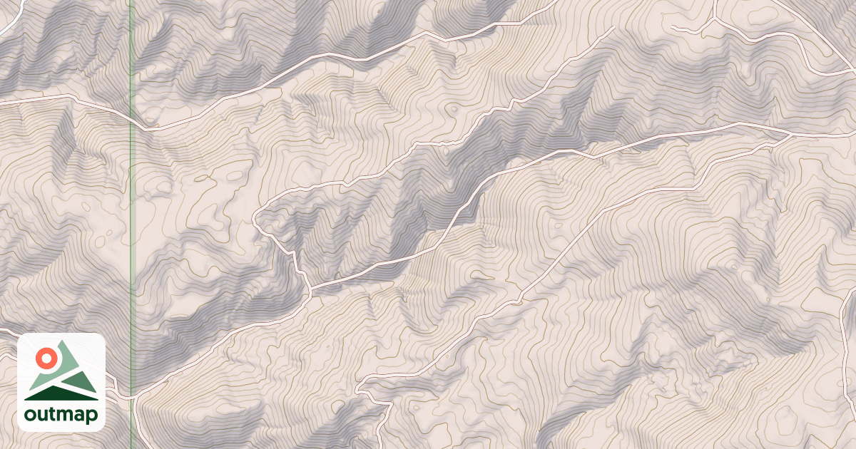 Map of LT. FK. MAPLE CANYON