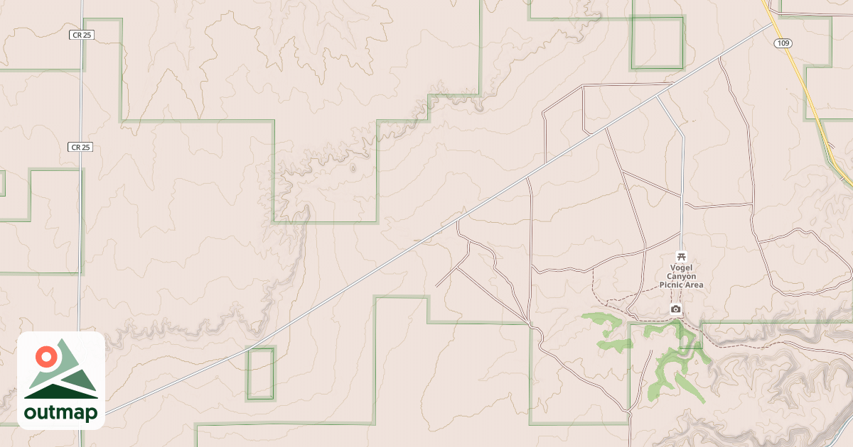 Map of DAVID CANYON