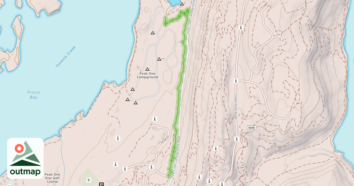 Map of Peak One