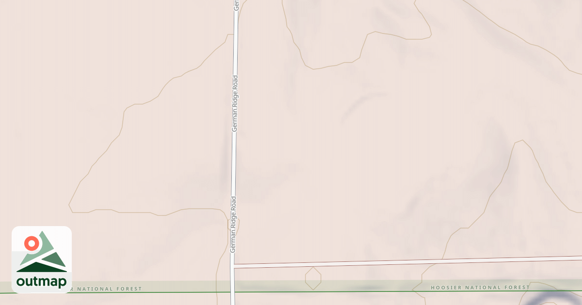 Map of GERMAN RIDGE CAMP POND EAST