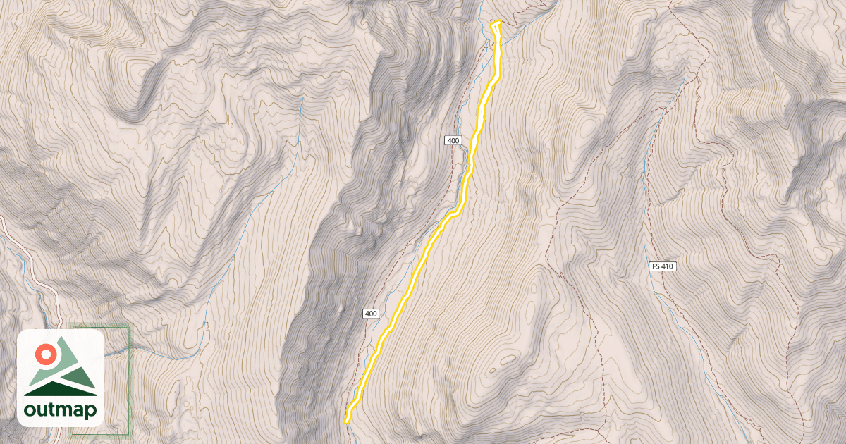 Map of Brush Creek Ski