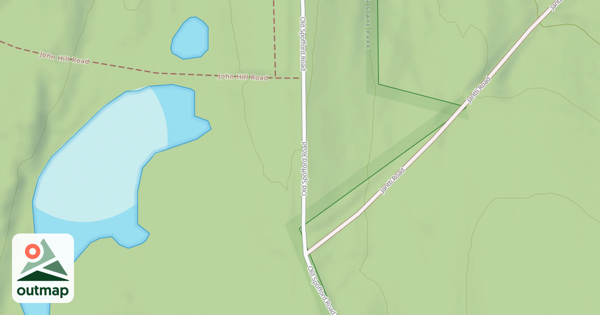 Map of Old Spofford Road